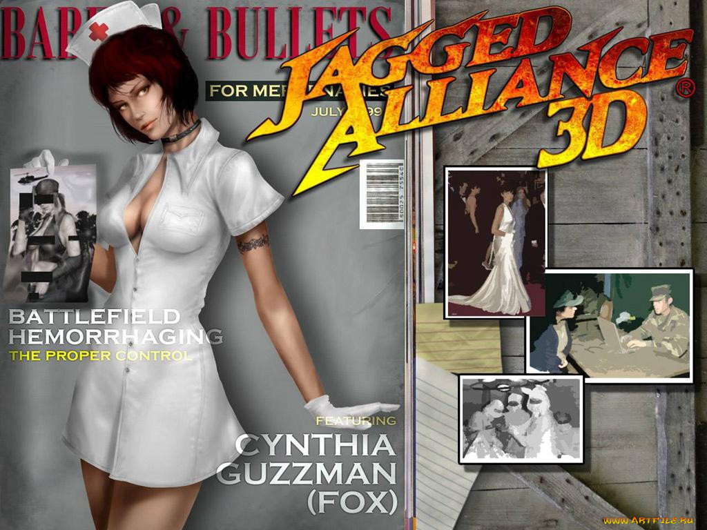 , , jagged, alliance, 3d